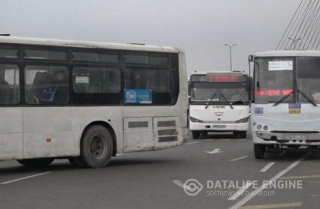 Bakıda 2 avtobus toqquşdu - 7 qadın yaralandı