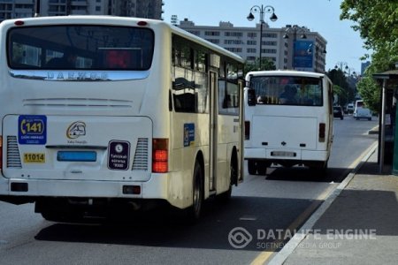 Bakıda bu sərnişin avtobuslarının hərəkəti çətinləşdi