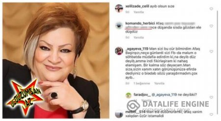 Efirdə söyüş söyən Afaq Bəşirqızını BİABIR ETDİLƏR: "Xalqdan üzr istə"