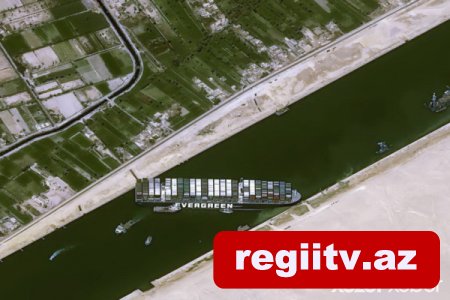 Süveyş kanalının girişində 321 gəmi keçid növbəsi gözləyir