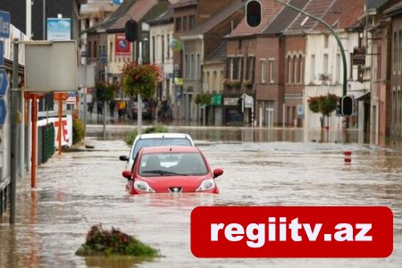 Belçikada təbii fəlakət qurbanlarının sayı artıb