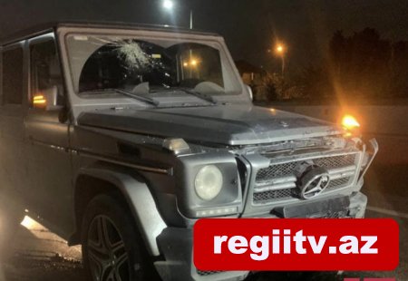 Bakıda “Gelandewagen” qəza törədib, yaralı var - VİDEO